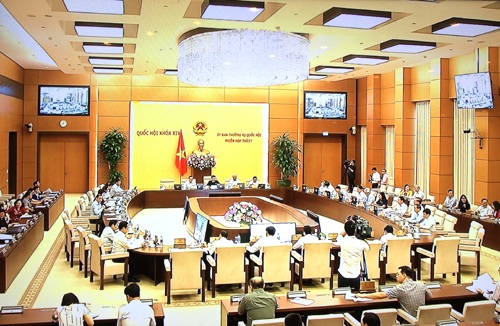 Khai mạc phiên họp thứ 27 của UBTVQH. Ảnh: VGP/Nguyễn Hoàng