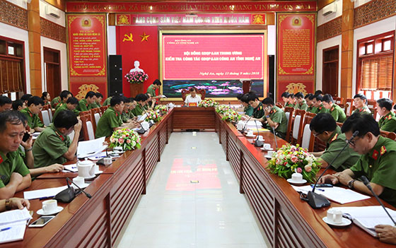 Toàn cảnh buổi kiểm tra GDQP&AN
