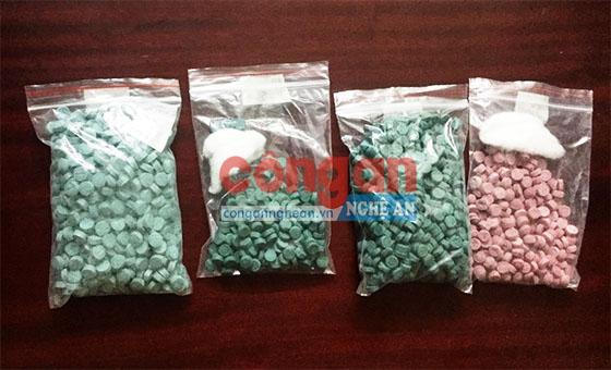 1.500 viên thuốc lắc là tang vật của vụ án