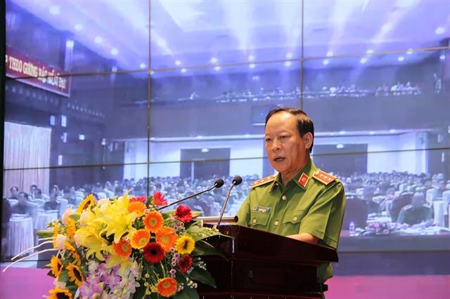 Thứ trưởng Lê Quý Vương phát biểu tại Hội nghị.