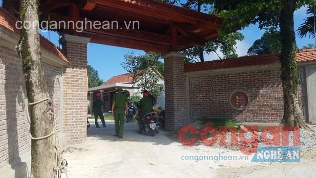 Ngôi nhà nơi xẩy ra vụ nổ súng
