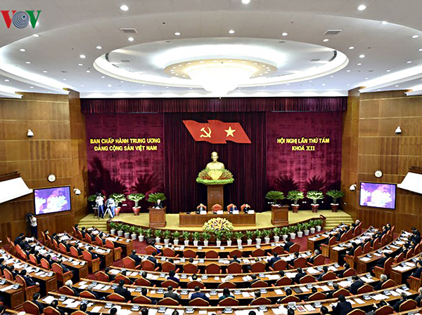Hội nghị lần thứ 8, Ban Chấp hành Trung ương Đảng Cộng sản Việt Nam khóa XII khai mạc trọng thể  tại Trụ sở Trung ương Đảng, Hà Nội.