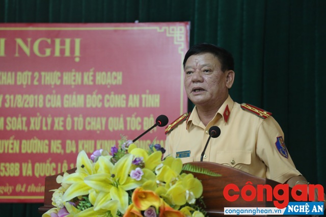 Đại tá Cao Minh Phượng nêu ra những khó khăn, vướng mắc trong quá trình thực hiện đợt cao điểm.