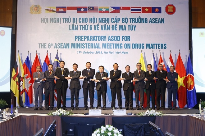 Các đại biểu tham dự Hội nghị quan chức cấp cao trù bị cho Hội nghị cấp Bộ trưởng AMMD6.