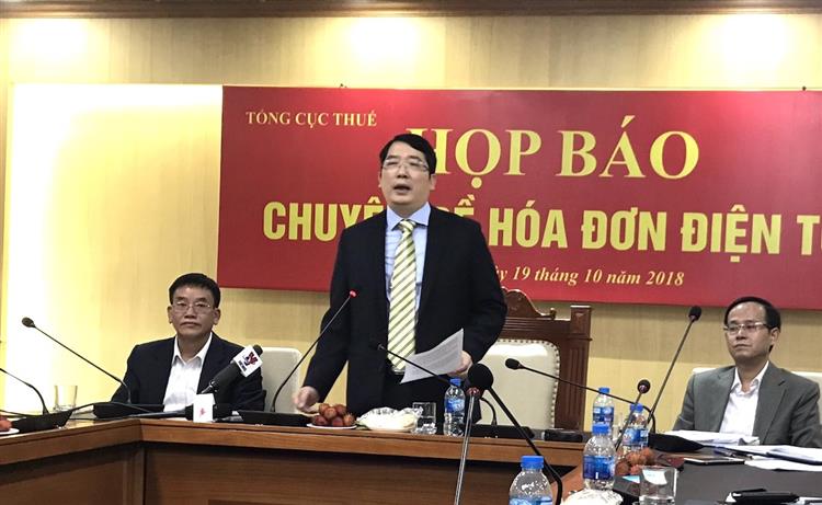 Họp báo thông tin về các quy định hóa đơn điện tử theo Nghị định 119/2018/NĐ-CP