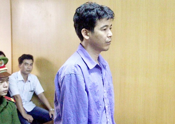 Bị cáo Tạ Văn Đúng tại tòa