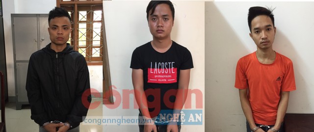  Các đối tượng Nguyễn Văn Hùng – Dương Văn Chinh – Hoàng Văn Nam