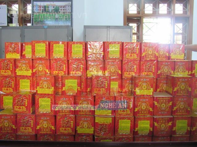180kg pháo các loại 