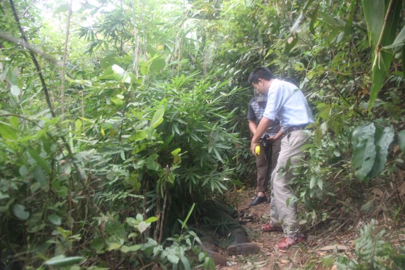 Lực lượng chức năng khám nghiệm hiện trường