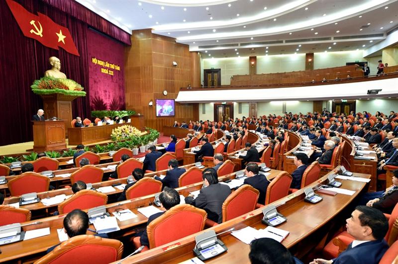 Hội nghị Trung ương 8 khóa XII đã thảo luận, quyết định nhiều vấn đề quan trọng. - Ảnh: VGP