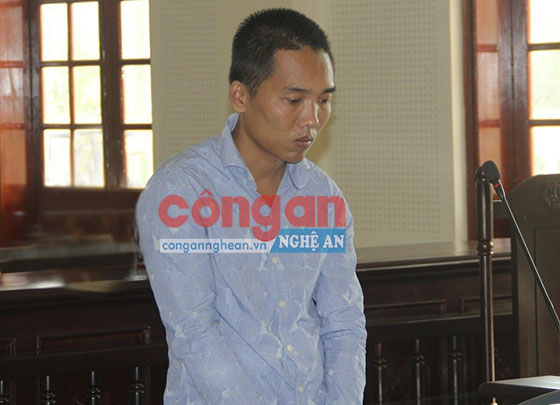 Bị cáo Nguyễn Văn Hùng tại phiên tòa