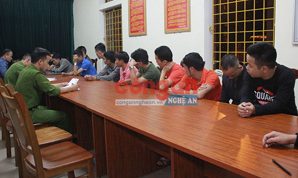 Các đối tượng tại Cơ quan Công an