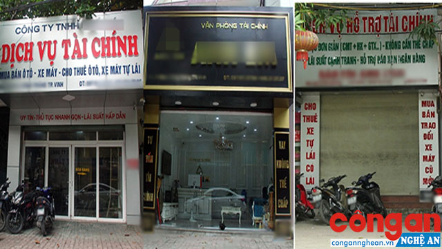 Nhan nhản các công ty tài chính hoạt động trên địa bàn TP Vinh