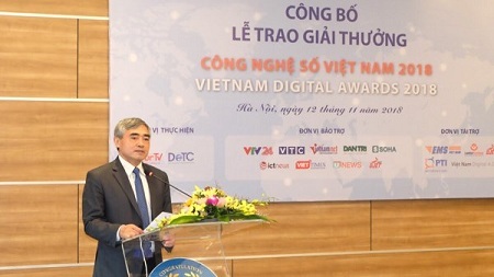 Ông Nguyễn Minh Hồng, Thứ trưởng Bộ Thông tin và Truyền thông, Chủ tịch Hội Truyền thông số Việt Nam - Ảnh: Vietnamnet
