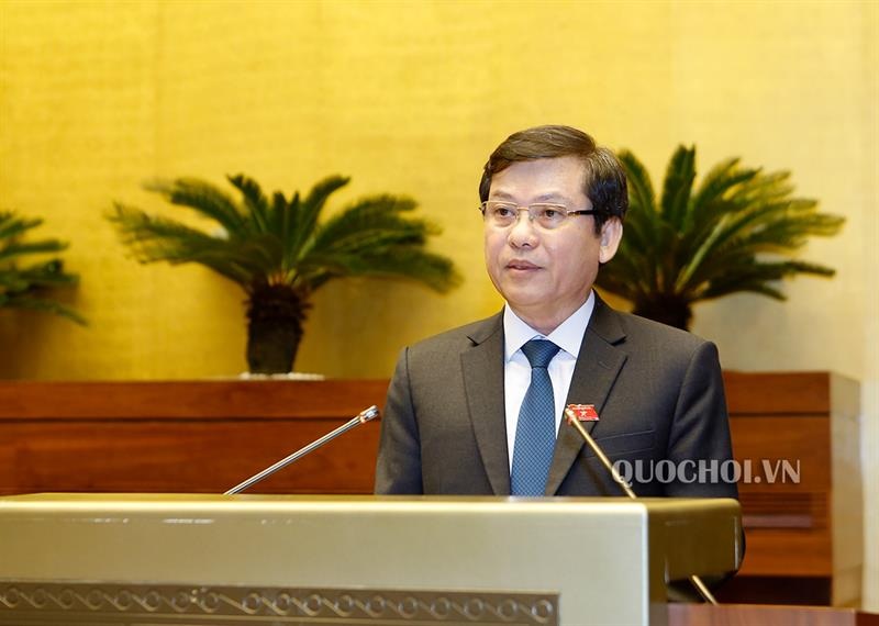 Viện trưởng Viện kiểm sát nhân dân tối cao Lê Minh Trí trình bày Báo cáo công tác năm 2018của Viện trưởng Viện kiểm sát nhân dân tối cao (trong đó có nội dung về công tác giải quyết khiếu nại, tố cáo của công dân)