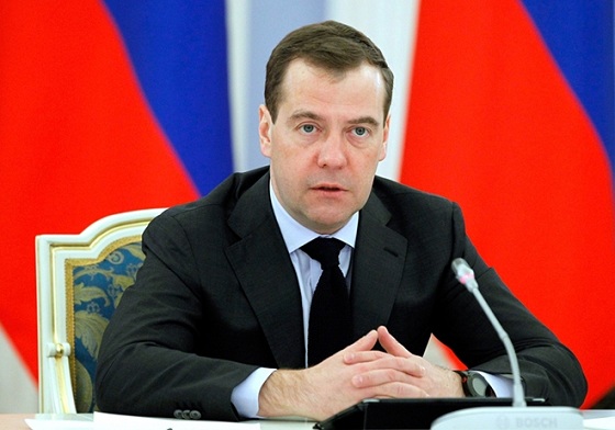 Thủ tướng Nga Dmitry Medvedev.