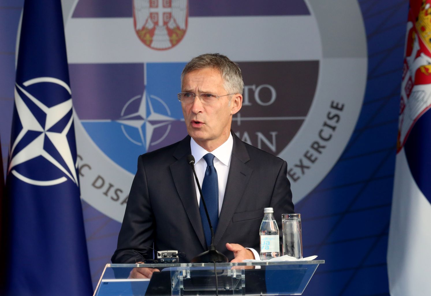 Tổng thư ký NATO Jens Stoltenberg.  