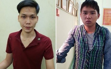 Hai đối tượng bị công an bắt giữ