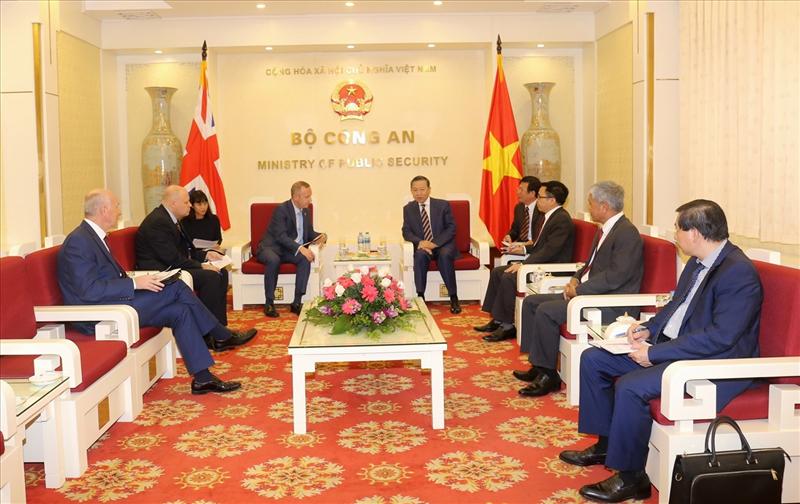 Toàn cảnh buổi tiếp.