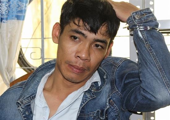  Đối tượng Trần Minh Hoàng sau khi bị bắt giữ.