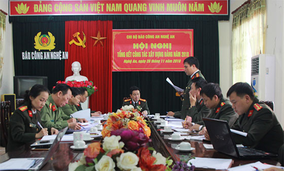 Hội nghị Tổng kết công tác xây dựng Đàng năm 2018