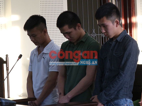 3 bị cáo tại phiên tòa
