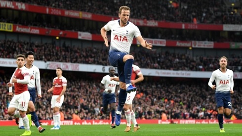 Harry Kane tiếp tục cho thấy duyên ghi bàn vào lưới Arsenal. (Ảnh: Getty)