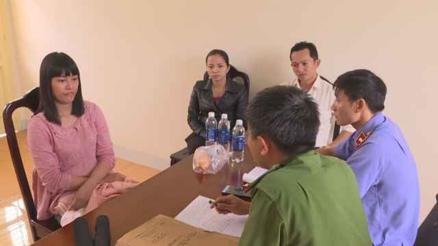 Huỳnh Thục Vy thú nhận toàn bộ những hành vi phạm tội tại cơ quan Công an.