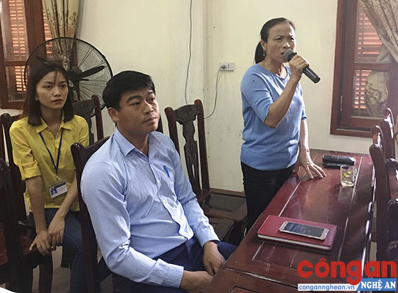 Một hộ dân bức xúc phát biểu việc gia đình bị thu hồi gần 100m2 đất nhưng không được đền bù