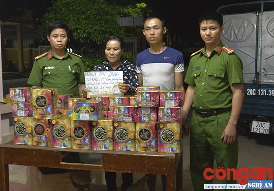 Cảnh sát Môi trường phá Chuyên án 128P, thu giữ 95,5 kg pháo nổ tại huyện Quế Phong