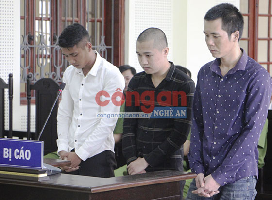 3 bị cáo tại phiên tòa