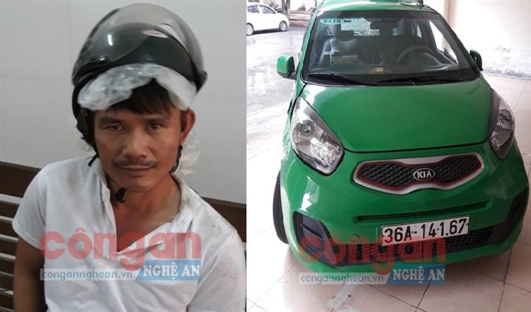 Đối tượng Phạm Thành Văn cùng tang vật trong vụ án