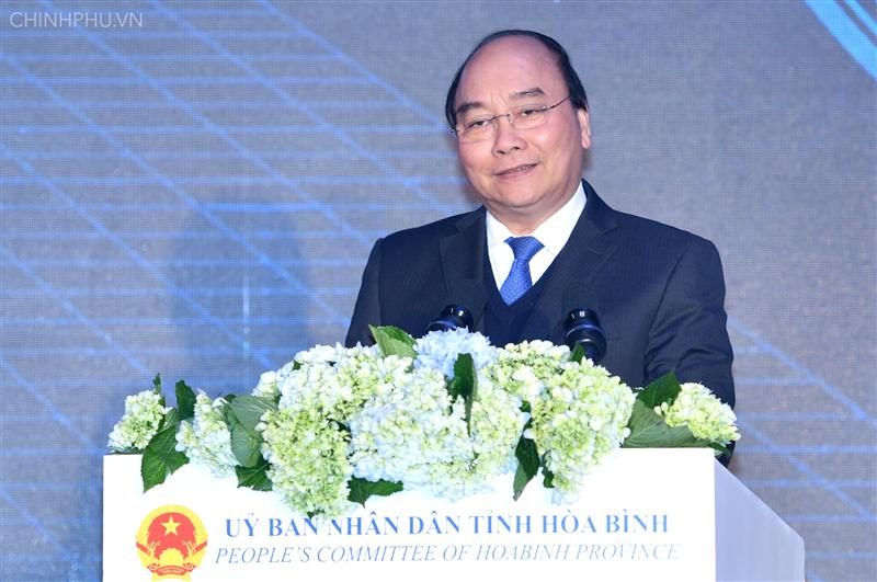 Thủ tướng Nguyễn Xuân Phúc phát biểu tại Hội nghị. Ảnh: VGP/Quang Hiếu