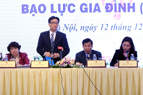 Phó Thủ tướng Vũ Đức Đam phát biểu tại Hội nghị. Ảnh: VGP/Đình Nam
