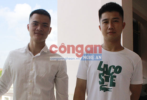 2 đối tượng Nguyễn Quốc Huy và Trần Ngọc Chung
