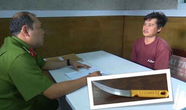 Đối tượng tại cơ quan công an 