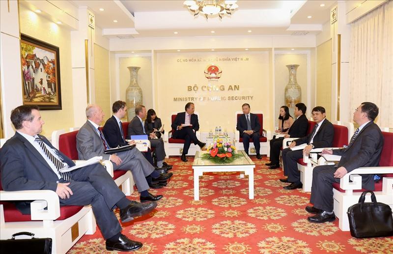 Toàn cảnh buổi tiếp.