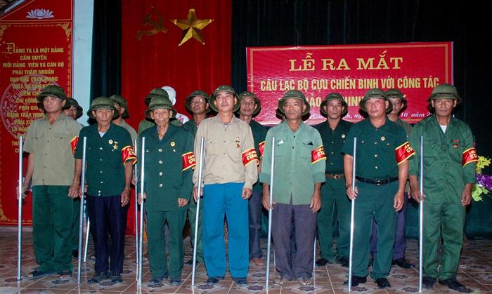 Năm 2018, phát huy có hiệu quả và nhân rộng mô hình “Cựu chiến binh với công tác đảm bảo ANTT”