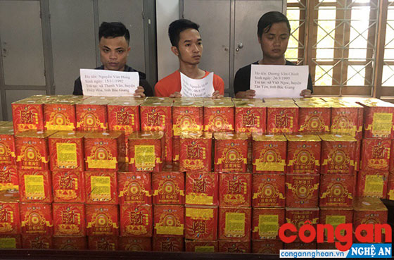 Công an huyện Nghĩa Đàn đấu tranh có hiệu quả với tội phạm mua bán pháo nổ
