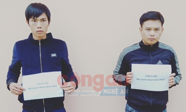 Hai đối tượng Lê Văn Hùng và Lê Khắc Chí