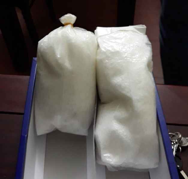 2kg ma túy đá mà Tuấn vận chuyển