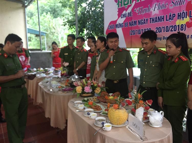 Đoàn Thanh niên và Hội Phụ nữ Công an huyện tổ chức Hội thi nấu ăn nhân kỷ niệm                           Ngày Phụ nữ Việt Nam 20/10