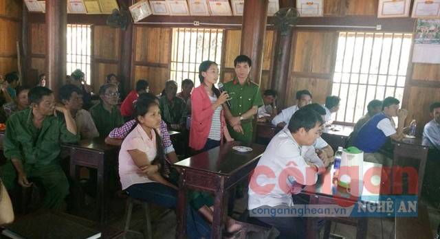 Công tác tuyên truyền, phổ biến pháp luật về phòng, chống bạo hành gia đình được Công an Nghệ An chú trọng