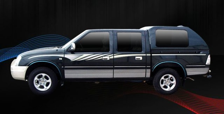 Pyeonghwa cũng sản xuất dòng xe bán tải như mẫu Ppoggugi III trong hình. Theo Automotive News, Pyeonghwa Motors có khả năng cho ra lò gần 10.000 chiếc xe mỗi năm. (Ảnh: Pyeonghwa)