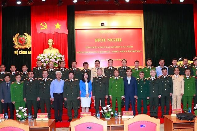 Bộ trưởng Tô Lâm với các đại biểu tham dự Hội nghị.