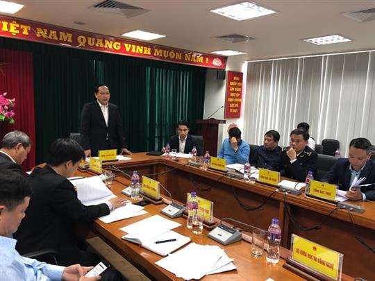 Văn phòng Ban chỉ đạo 389 quốc gia tổ chức họp lấy ý kiến các cơ quan chức năng.
