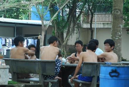 Học viên cai nghiện tại cơ sở Tiêu Vĩnh Ngọc