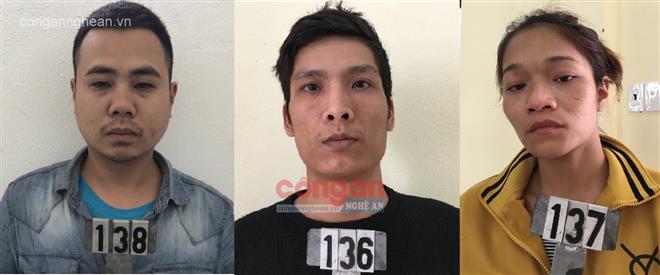 3 đối tượng tại cơ quan điều tra