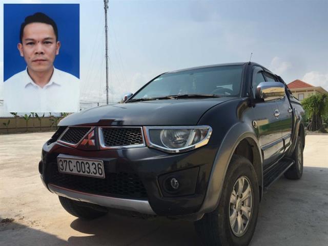 Hồng Phú và chiếc xe gây tai nạn