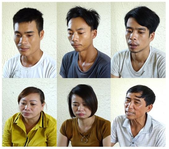 Các đối tượng trong hai vụ đánh bạc